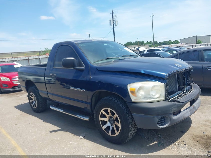 2007 Dodge Ram 1500 VIN 1D7HA16K07J625491 IAAI salvage auction — FRONT END, Original (Texas), sold $2,150 on 2026-07-09 (photo 1)