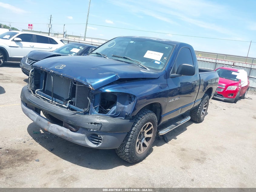 2007 Dodge Ram 1500 VIN 1D7HA16K07J625491 IAAI salvage auction — FRONT END, Original (Texas), sold $2,150 on 2026-07-09 (photo 2)