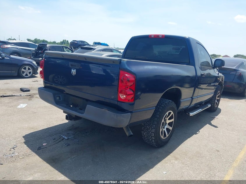 2007 Dodge Ram 1500 VIN 1D7HA16K07J625491 IAAI salvage auction — FRONT END, Original (Texas), sold $2,150 on 2026-07-09 (photo 4)