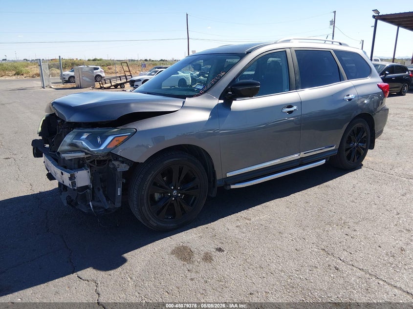 2017 Nissan Pathfinder VIN 5N1DR2MN8HC677280 IAAI salvage auction — FRONT END, Original (Texas), sold $1,975 on 2026-08-01 (photo 2)