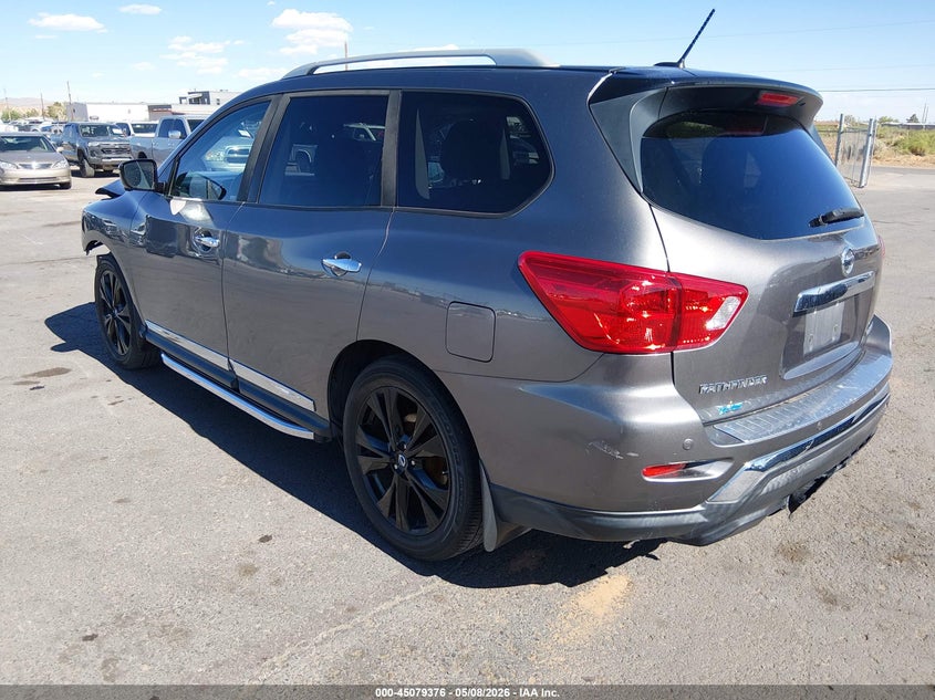 2017 Nissan Pathfinder VIN 5N1DR2MN8HC677280 IAAI salvage auction — FRONT END, Original (Texas), sold $1,975 on 2026-08-01 (photo 3)