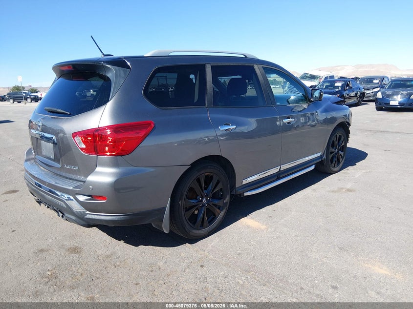 2017 Nissan Pathfinder VIN 5N1DR2MN8HC677280 IAAI salvage auction — FRONT END, Original (Texas), sold $1,975 on 2026-08-01 (photo 4)