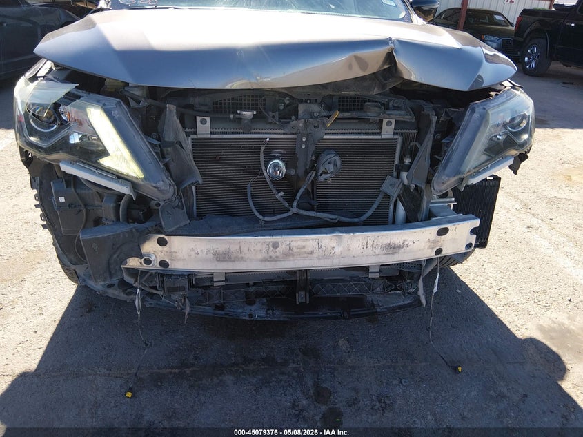 2017 Nissan Pathfinder VIN 5N1DR2MN8HC677280 IAAI salvage auction — FRONT END, Original (Texas), sold $1,975 on 2026-08-01 (photo 6)