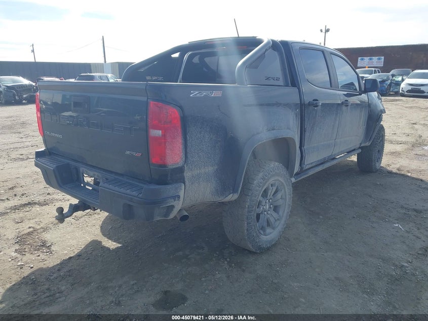 2022 Chevrolet Colorado VIN 1GCGTEEN4N1291711 IAAI salvage auction — RIGHT FRONT, Bill Of Sale (Alaska), sold $8,750 on 2026-07-31 (photo 4)