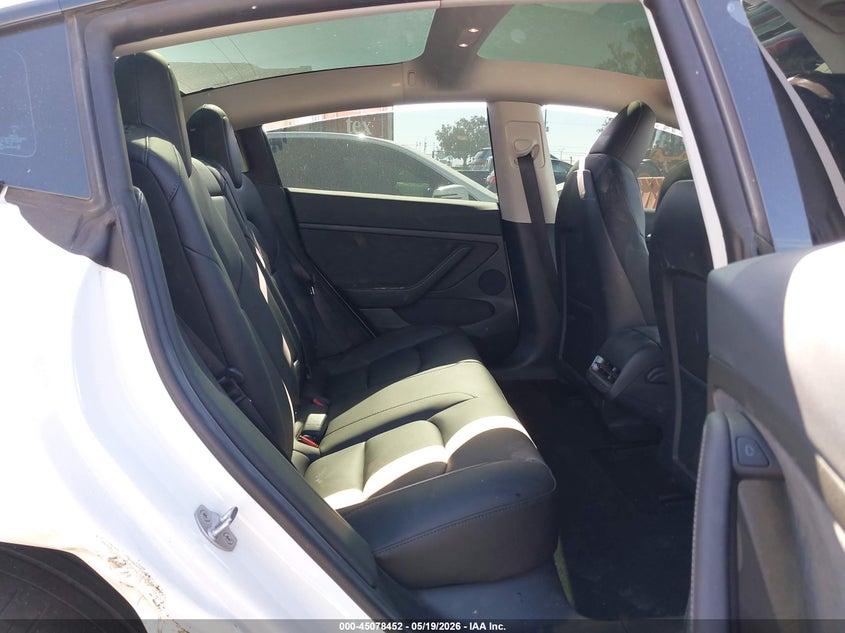 2023 Tesla Model 3 VIN 5YJ3E1EC1PF619807 IAAI salvage auction — FRONT END, Salvage (California), sold $9,275 on 2026-07-15 (photo 8)
