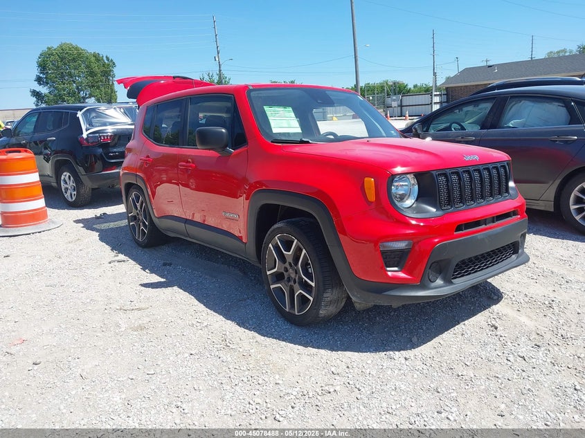 2021 Jeep Renegade VIN ZACNJCAB6MPM41410 IAAI salvage auction — LEFT REAR, Salvage (Missouri), sold $600 on 2026-07-27 (photo 1)