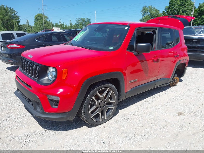 2021 Jeep Renegade VIN ZACNJCAB6MPM41410 IAAI salvage auction — LEFT REAR, Salvage (Missouri), sold $600 on 2026-07-27 (photo 2)