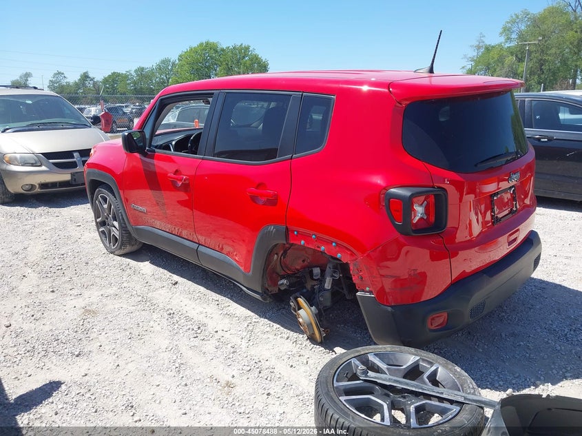2021 Jeep Renegade VIN ZACNJCAB6MPM41410 IAAI salvage auction — LEFT REAR, Salvage (Missouri), sold $600 on 2026-07-27 (photo 3)