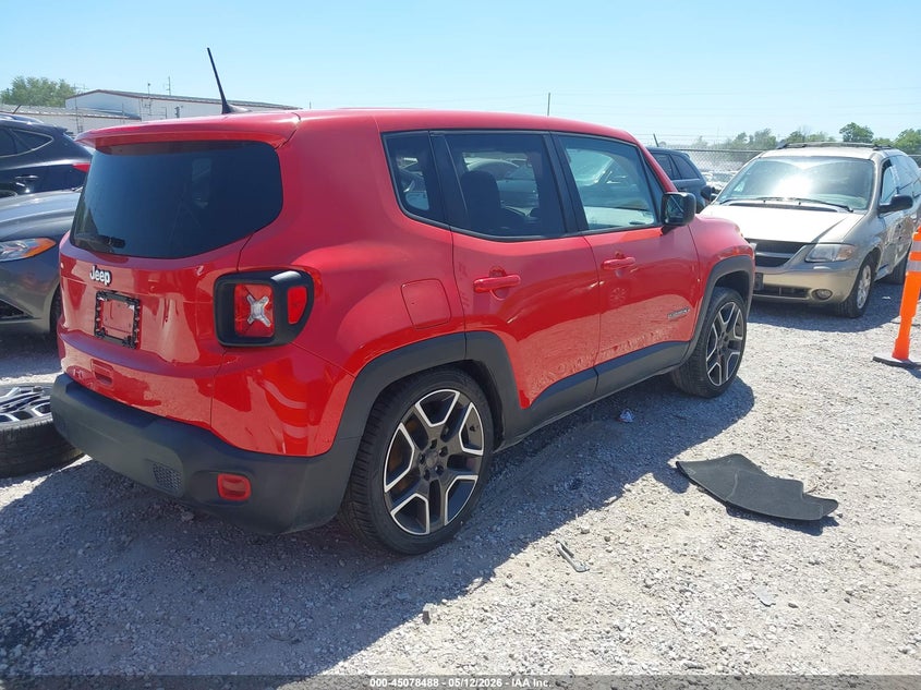 2021 Jeep Renegade VIN ZACNJCAB6MPM41410 IAAI salvage auction — LEFT REAR, Salvage (Missouri), sold $600 on 2026-07-27 (photo 4)