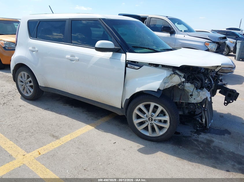 2019 Kia Soul VIN KNDJP3A57K7675060 IAAI salvage auction — FRONT END, Salvage (Texas), sold $325 on 2026-07-23 (photo 1)