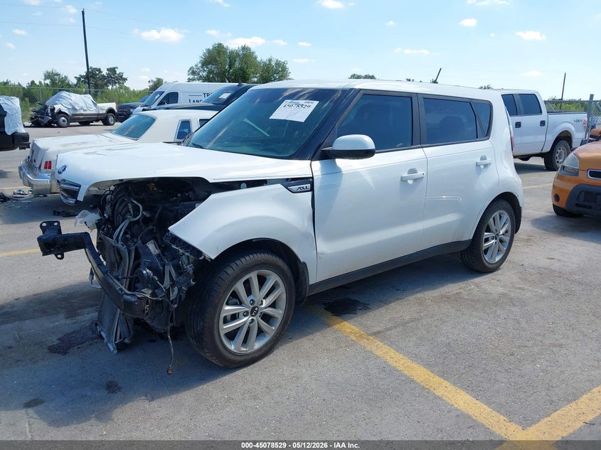 2019 Kia Soul VIN KNDJP3A57K7675060 IAAI salvage auction — FRONT END, Salvage (Texas), sold $325 on 2026-07-23 (photo 2)