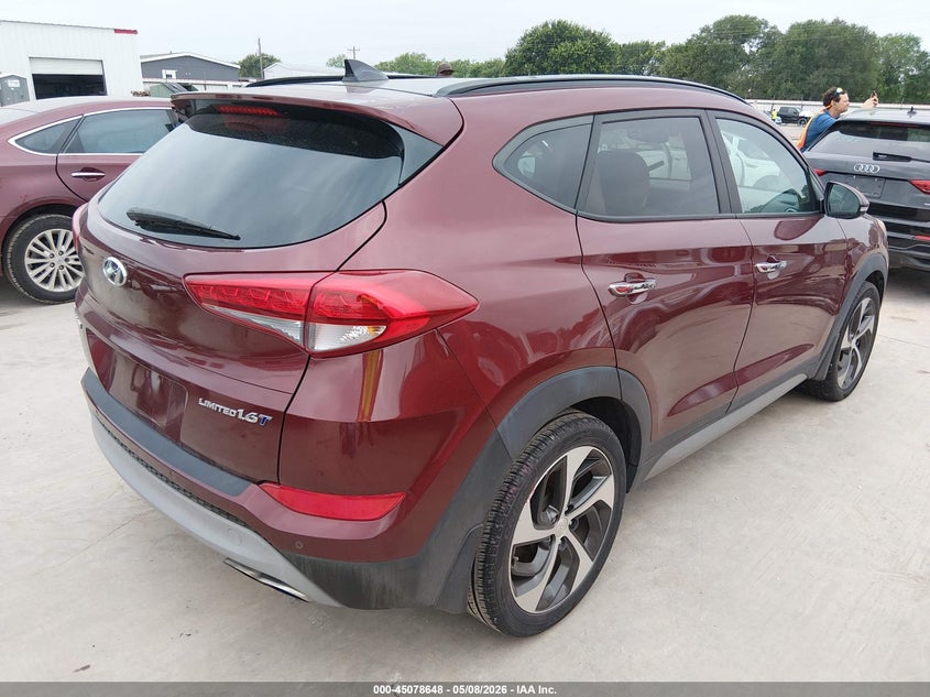 2017 Hyundai Tucson VIN KM8J33A21HU345731 IAAI salvage auction — SIDE, Original (Texas), sold $4,200 on 2026-07-09 (photo 4)