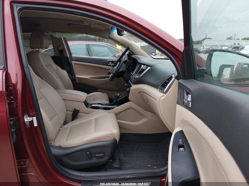 2017 Hyundai Tucson VIN KM8J33A21HU345731 IAAI salvage auction — SIDE, Original (Texas), sold $4,200 on 2026-07-09 (photo 5)