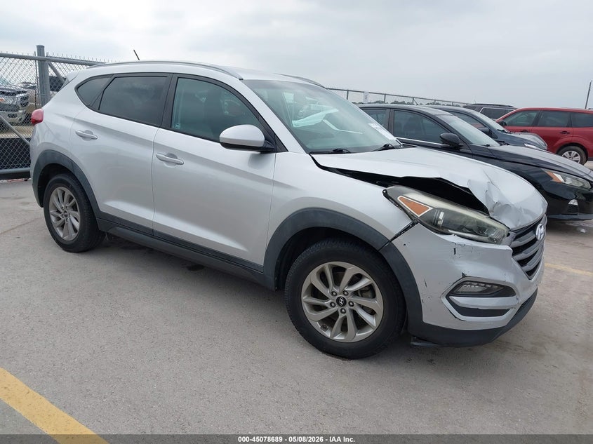 2016 Hyundai Tucson VIN KM8J33A42GU061556 IAAI salvage auction — RIGHT FRONT, Salvage (Texas), sold $2,850 on 2026-07-09 (photo 1)