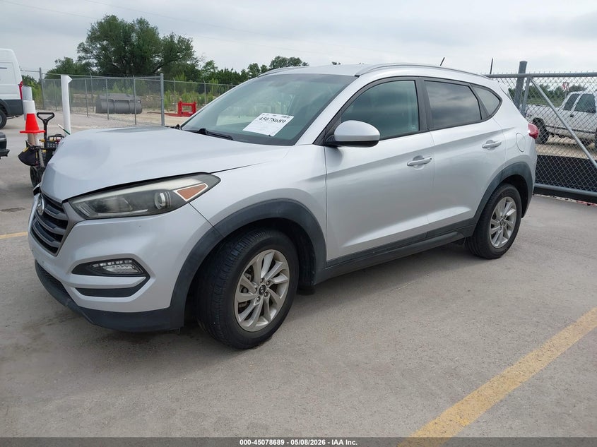 2016 Hyundai Tucson VIN KM8J33A42GU061556 IAAI salvage auction — RIGHT FRONT, Salvage (Texas), sold $2,850 on 2026-07-09 (photo 2)