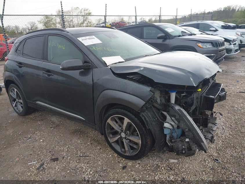 2018 Hyundai Kona VIN KM8K5CA59JU093760 IAAI salvage auction — FRONT END, Junk Bill Of Sale Mv2459 (Wisconsin), sold $1,500 on 2026-07-14 (photo 1)