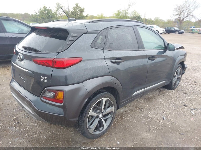 2018 Hyundai Kona VIN KM8K5CA59JU093760 IAAI salvage auction — FRONT END, Junk Bill Of Sale Mv2459 (Wisconsin), sold $1,500 on 2026-07-14 (photo 4)