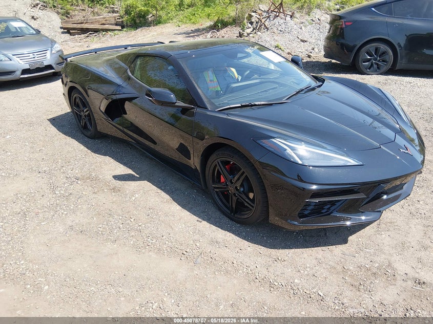 2026 Chevrolet Corvette VIN 1G1YB3D48T5105624 IAAI salvage auction — REAR END, Salvage (Rhode Island), sold $51,500 on 2026-07-30 (photo 1)