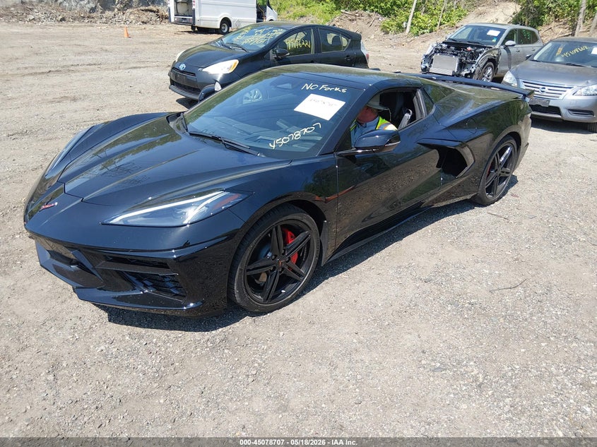 2026 Chevrolet Corvette VIN 1G1YB3D48T5105624 IAAI salvage auction — REAR END, Salvage (Rhode Island), sold $51,500 on 2026-07-30 (photo 2)