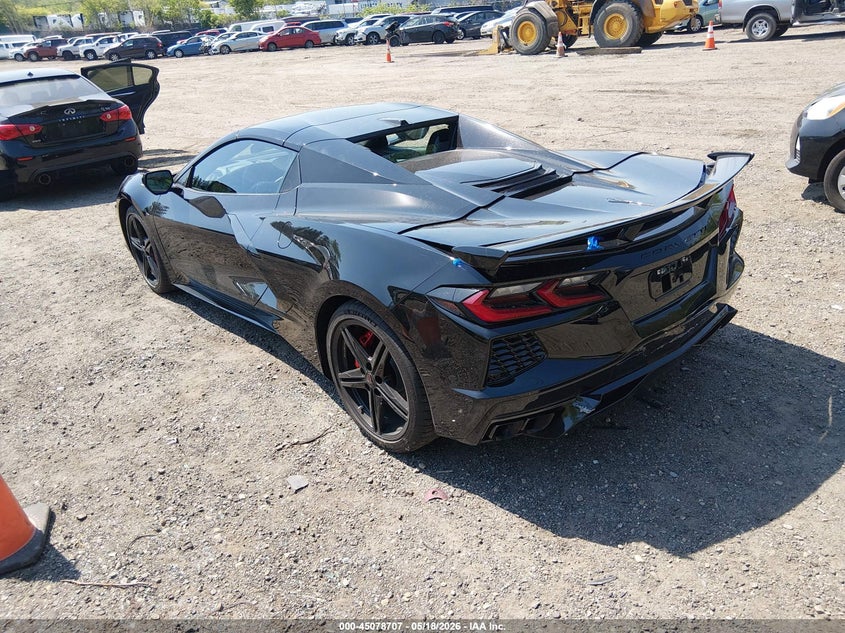 2026 Chevrolet Corvette VIN 1G1YB3D48T5105624 IAAI salvage auction — REAR END, Salvage (Rhode Island), sold $51,500 on 2026-07-30 (photo 3)