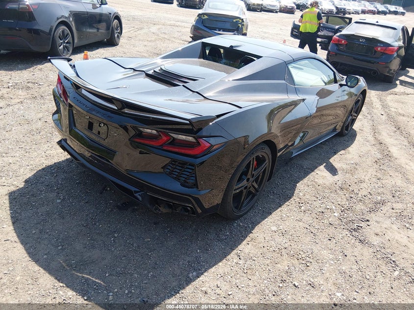 2026 Chevrolet Corvette VIN 1G1YB3D48T5105624 IAAI salvage auction — REAR END, Salvage (Rhode Island), sold $51,500 on 2026-07-30 (photo 4)