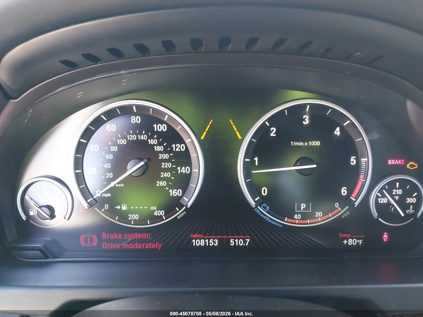 2015 BMW X5 VIN 5UXKS4C5XF0N11563 IAAI salvage auction — LEFT FRONT, Salvage (California), sold $10,450 on 2026-07-14 (photo 7)