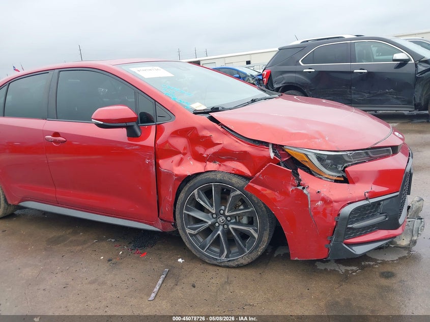 2020 Toyota Corolla VIN JTDP4RCE7LJ023076 IAAI salvage auction — FRONT END, Salvage (Texas), sold $6,400 on 2026-07-09 (photo 6)