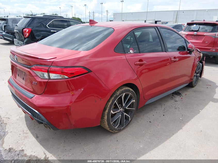 2020 Toyota Corolla VIN JTDP4RCE7LJ023076 IAAI salvage auction — FRONT END, Salvage (Texas), sold $6,400 on 2026-07-09 (photo 4)