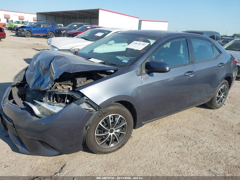 2016 Toyota Corolla VIN 5YFBURHEXGP399923 IAAI salvage auction — FRONT END, Salvage (Texas), sold $1,700 on 2026-07-14 (photo 2)