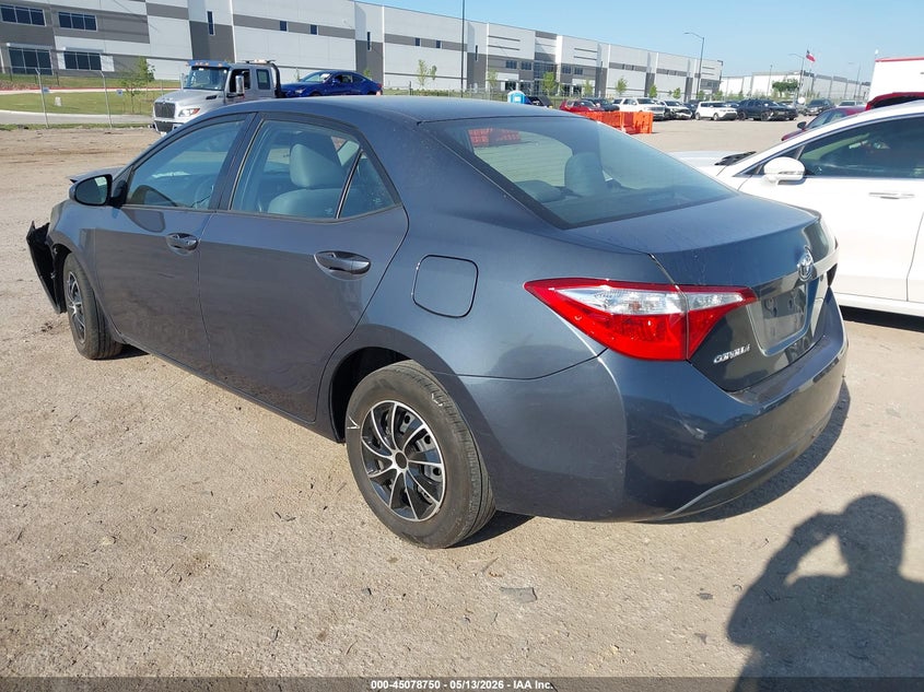 2016 Toyota Corolla VIN 5YFBURHEXGP399923 IAAI salvage auction — FRONT END, Salvage (Texas), sold $1,700 on 2026-07-14 (photo 3)