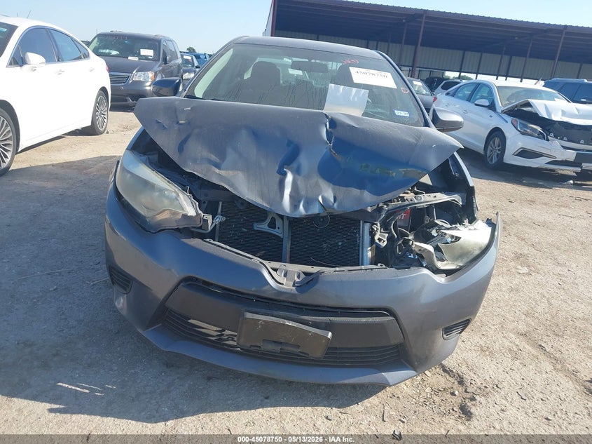 2016 Toyota Corolla VIN 5YFBURHEXGP399923 IAAI salvage auction — FRONT END, Salvage (Texas), sold $1,700 on 2026-07-14 (photo 6)