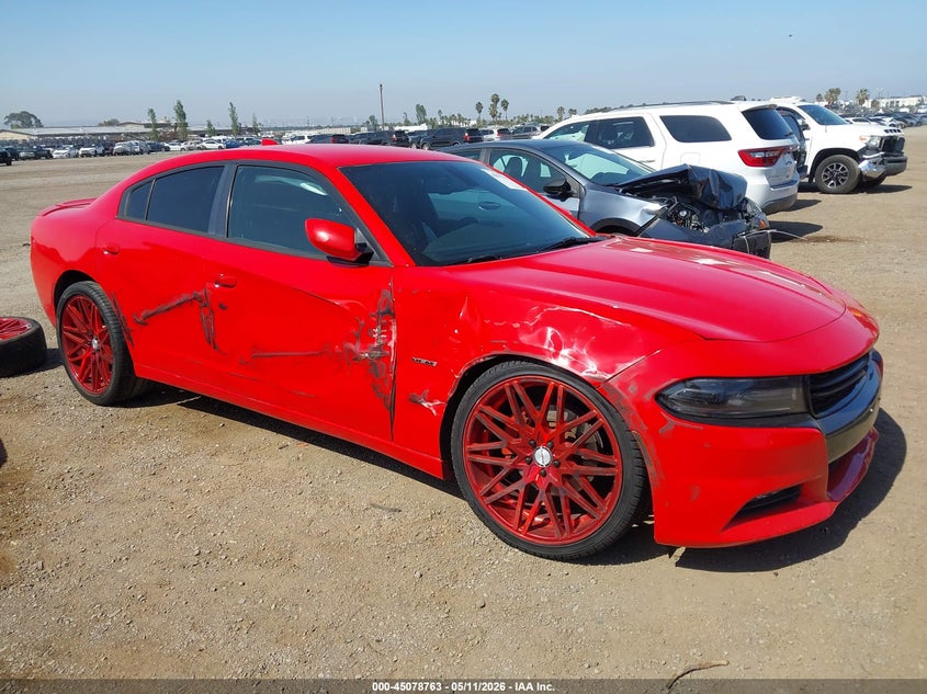 2017 Dodge Charger VIN 2C3CDXCT5HH510386 IAAI salvage auction — RIGHT SIDE, Salvage (California), sold $3,975 on 2026-07-27 (photo 1)