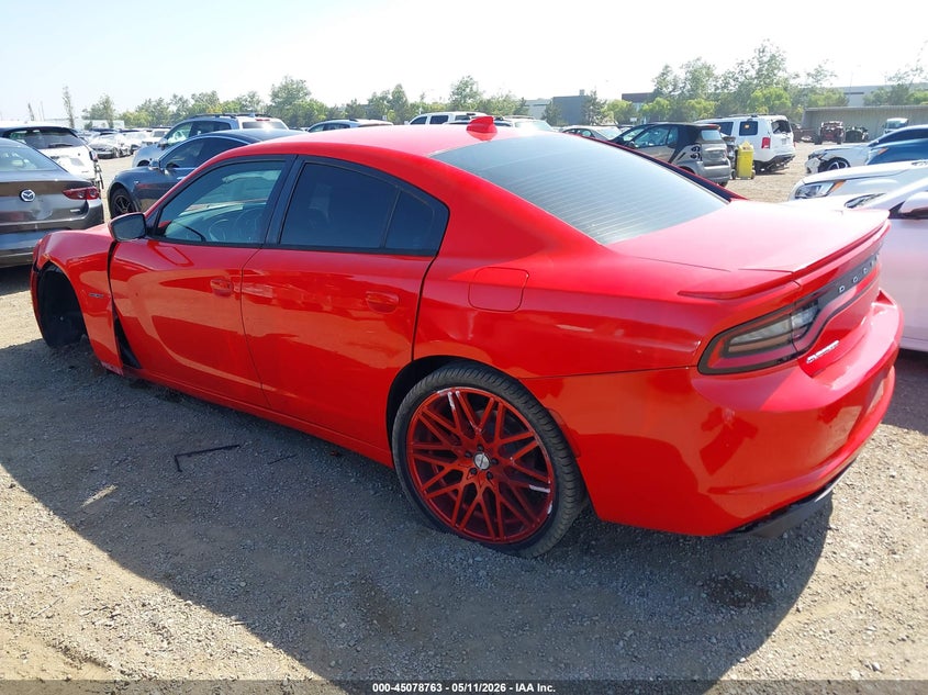 2017 Dodge Charger VIN 2C3CDXCT5HH510386 IAAI salvage auction — RIGHT SIDE, Salvage (California), sold $3,975 on 2026-07-27 (photo 3)