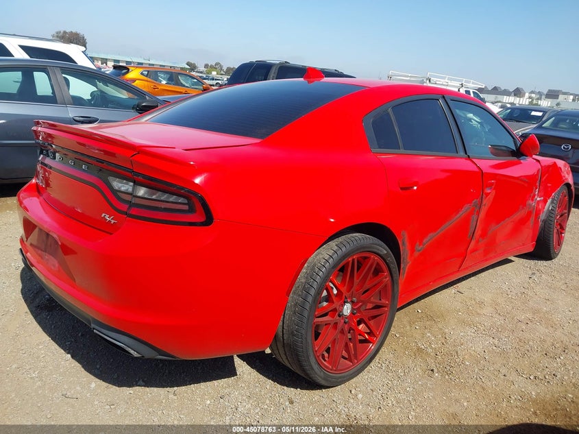 2017 Dodge Charger VIN 2C3CDXCT5HH510386 IAAI salvage auction — RIGHT SIDE, Salvage (California), sold $3,975 on 2026-07-27 (photo 4)