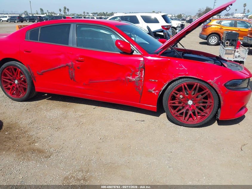 2017 Dodge Charger VIN 2C3CDXCT5HH510386 IAAI salvage auction — RIGHT SIDE, Salvage (California), sold $3,975 on 2026-07-27 (photo 6)