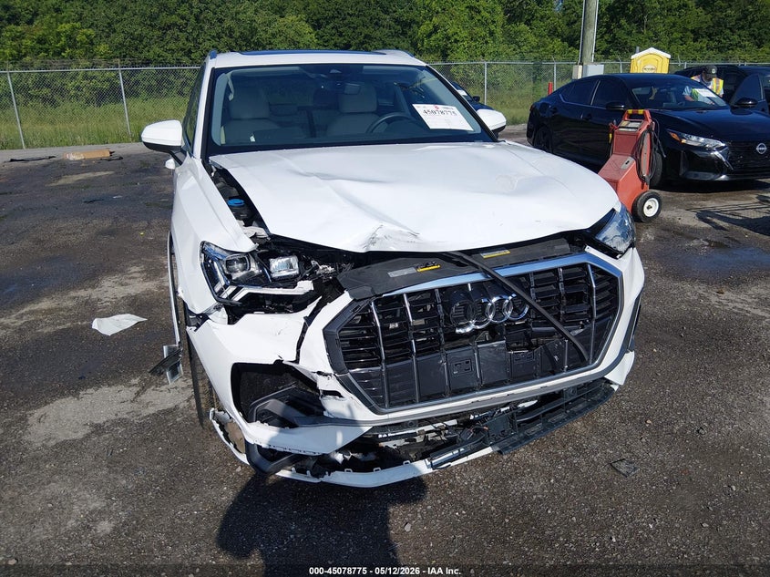2025 Audi Q3 VIN WA1DECF37S1023627 IAAI salvage auction — FRONT END, Salvage (Louisiana), sold $7,100 on 2026-07-11 (photo 6)