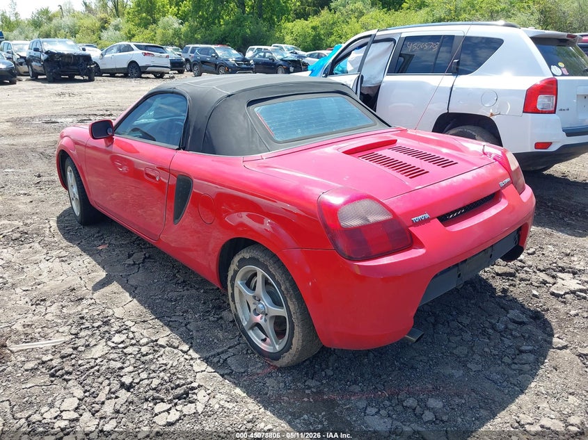 2001 Toyota Mr2 VIN JTDFR320010029059 IAAI salvage auction — RIGHT FRONT, Salvage (Ohio), sold $625 on 2026-07-31 (photo 3)