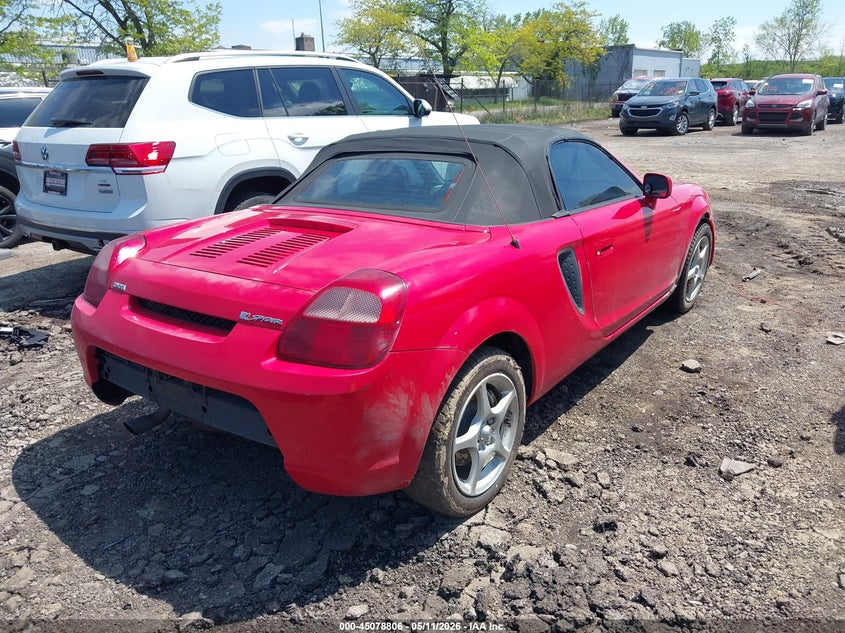 2001 Toyota Mr2 VIN JTDFR320010029059 IAAI salvage auction — RIGHT FRONT, Salvage (Ohio), sold $625 on 2026-07-31 (photo 4)