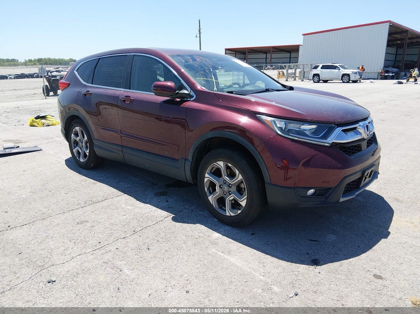 2018 Honda Cr-v VIN 7FARW2H52JE020369 IAAI salvage auction — LEFT SIDE, Salvage (Missouri), sold $7,350 on 2026-07-09 (photo 1)