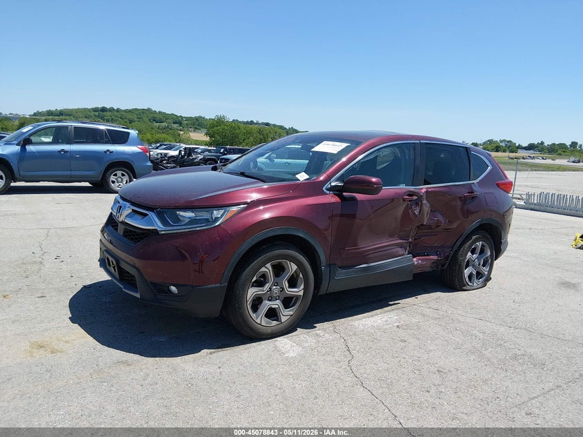 2018 Honda Cr-v VIN 7FARW2H52JE020369 IAAI salvage auction — LEFT SIDE, Salvage (Missouri), sold $7,350 on 2026-07-09 (photo 2)