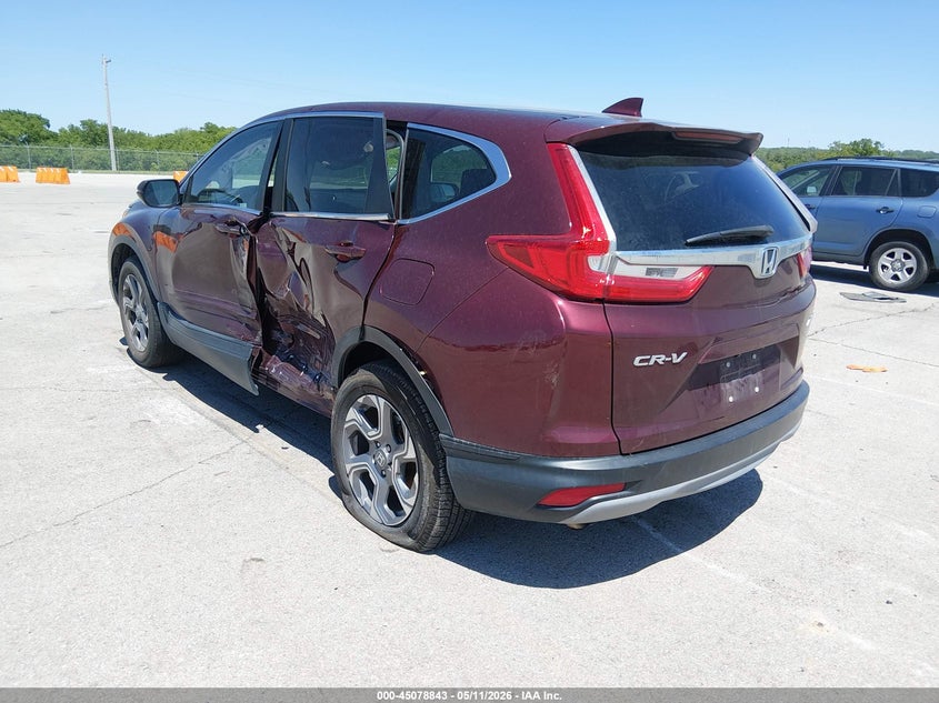 2018 Honda Cr-v VIN 7FARW2H52JE020369 IAAI salvage auction — LEFT SIDE, Salvage (Missouri), sold $7,350 on 2026-07-09 (photo 3)