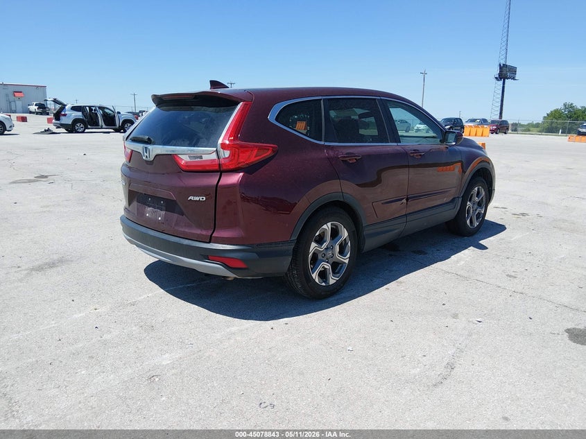 2018 Honda Cr-v VIN 7FARW2H52JE020369 IAAI salvage auction — LEFT SIDE, Salvage (Missouri), sold $7,350 on 2026-07-09 (photo 4)