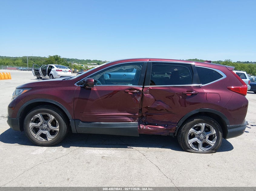 2018 Honda Cr-v VIN 7FARW2H52JE020369 IAAI salvage auction — LEFT SIDE, Salvage (Missouri), sold $7,350 on 2026-07-09 (photo 6)
