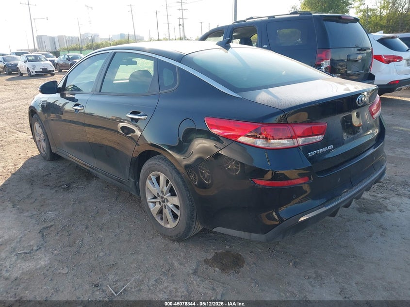 2019 Kia Optima VIN 5XXGT4L35KG276307 IAAI salvage auction — ENGINE BURN, Salvage (Texas), sold $750 on 2026-07-20 (photo 3)