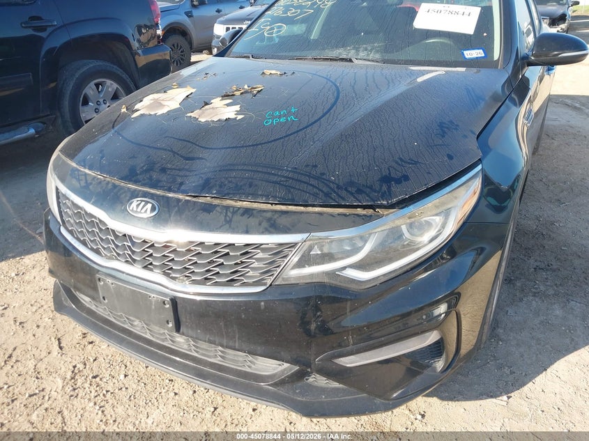 2019 Kia Optima VIN 5XXGT4L35KG276307 IAAI salvage auction — ENGINE BURN, Salvage (Texas), sold $750 on 2026-07-20 (photo 6)