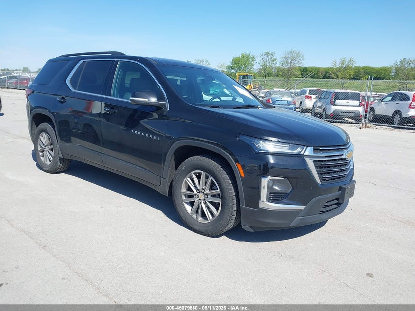 2022 Chevrolet Traverse VIN 1GNEVGKW2NJ101048 IAAI salvage auction — HAIL, Salvage (Iowa), sold $8,600 on 2026-07-28 (photo 1)