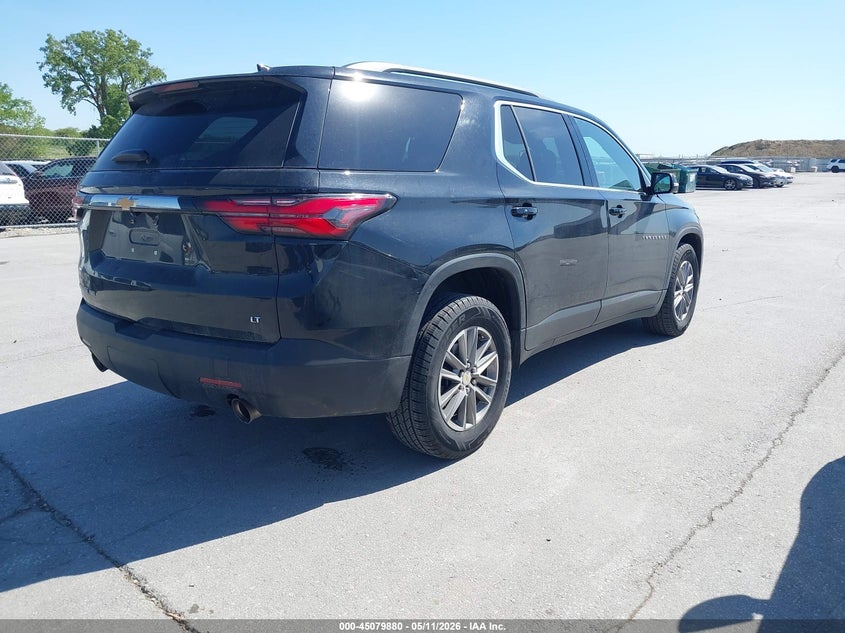 2022 Chevrolet Traverse VIN 1GNEVGKW2NJ101048 IAAI salvage auction — HAIL, Salvage (Iowa), sold $8,600 on 2026-07-28 (photo 4)