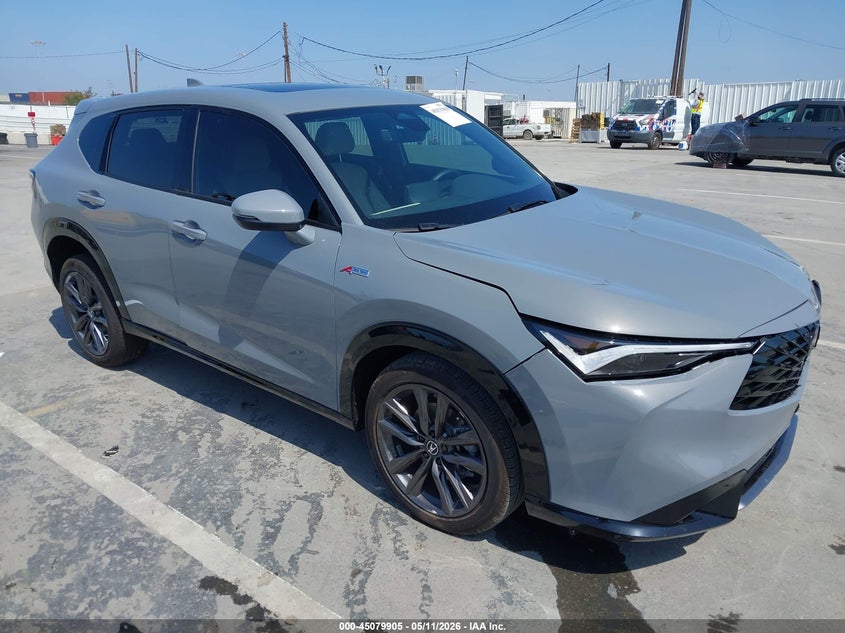 2025 Acura Adx VIN 3HDSA1H53SM707376 IAAI salvage auction — LEFT REAR, Salvage (California), sold $10,350 on 2026-07-08 (photo 1)