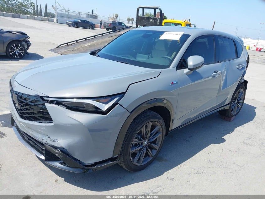 2025 Acura Adx VIN 3HDSA1H53SM707376 IAAI salvage auction — LEFT REAR, Salvage (California), sold $10,350 on 2026-07-08 (photo 2)