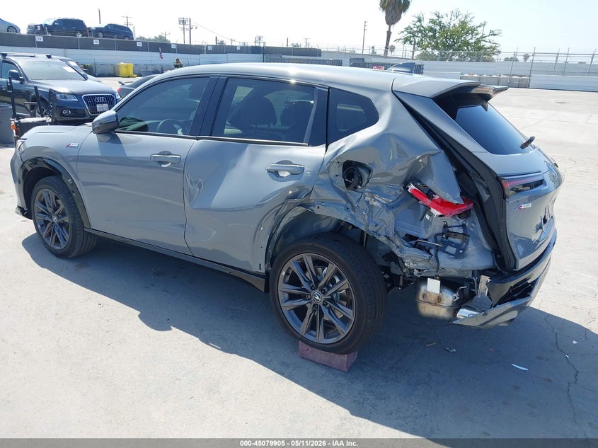 2025 Acura Adx VIN 3HDSA1H53SM707376 IAAI salvage auction — LEFT REAR, Salvage (California), sold $10,350 on 2026-07-08 (photo 3)